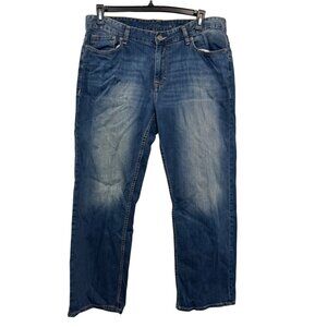 Calvin Klein Jeans Mens Straight Leg Denim Blue W36 L30 Stretch Cotton Blend Cas